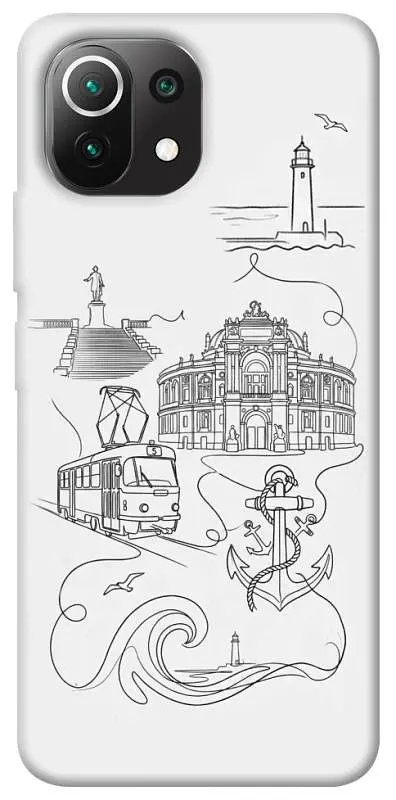TPU чохол Demsky Odesa spirit для Xiaomi Mi 11 Lite