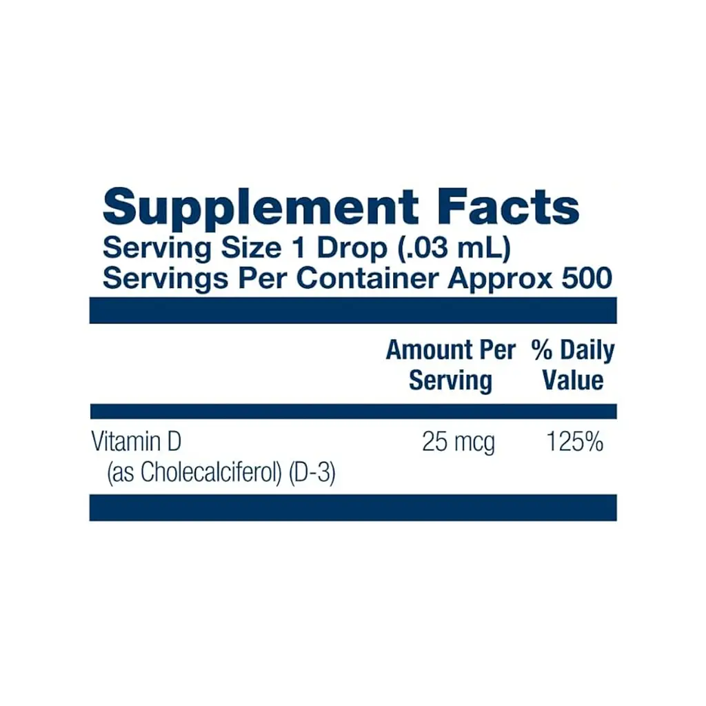 Vitamin D-3 25mcg - 14.8 ml - фото 2