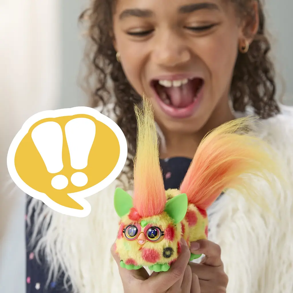 Игрушка интерактивная Hasbro DJ Furblets Rain-Bow-Kat Mini Electronic Plush Toy (G1784) - фото 5