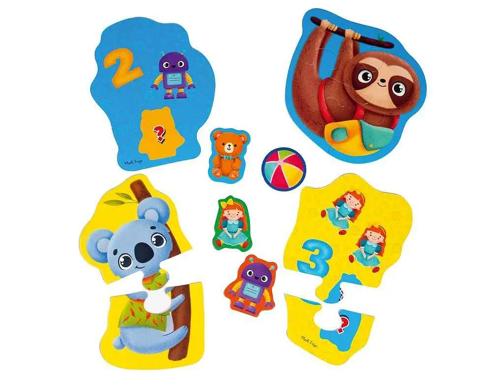 Пазли VLADI TOYS Малюк Зможе «Тварини. Іграшки» VT1722-23 - фото 3