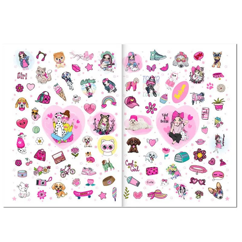 Дитяча розмальовка "Girls&Pets" РМ-88-02 серія "Dream & Style" - фото 3
