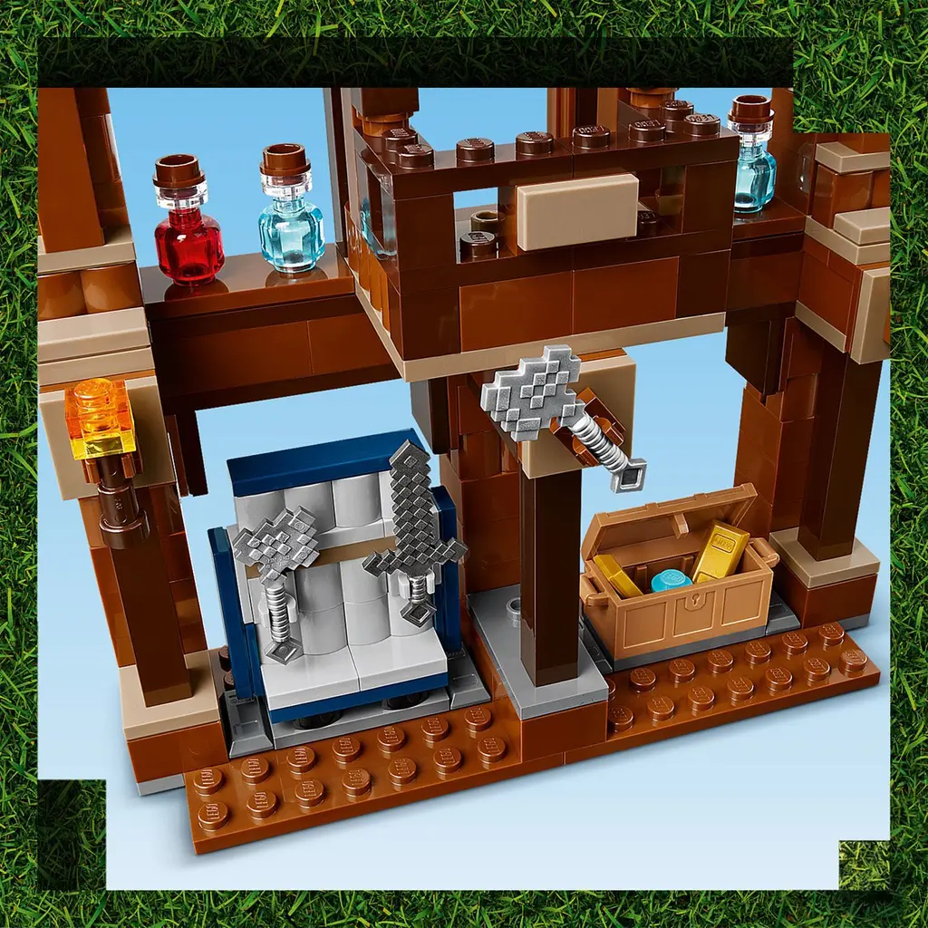 Конструктор LEGO Minecraft Бійцівський ринг у лісовому маєтку 491 деталь (21272) - фото 7