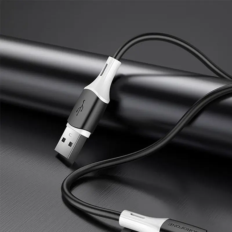 Дата кабель Borofone BX79 USB to Lightning (1m) Чорний - фото 3