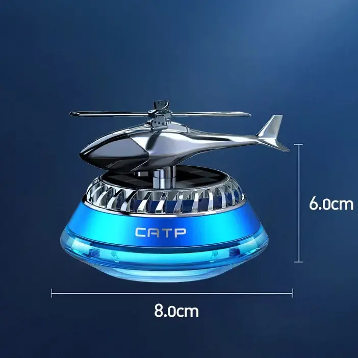 Дифузор ефірних олій Вертоліт J2 ароматизатор для автомобіля (Синій) - фото 6