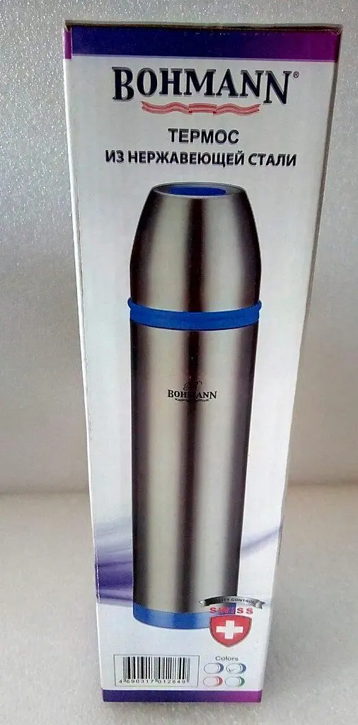 Термос Bohmann BH-4491 0.8л blue - фото 6