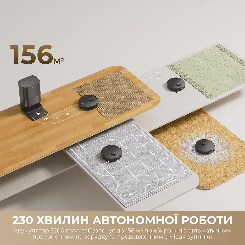 Робот-пилосос Dreame Bot D30 Ultra Black - фото 11