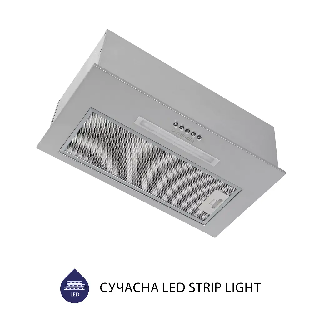 Витяжка повновбудована Minola HBI 5323 GR 800 LED - фото 4