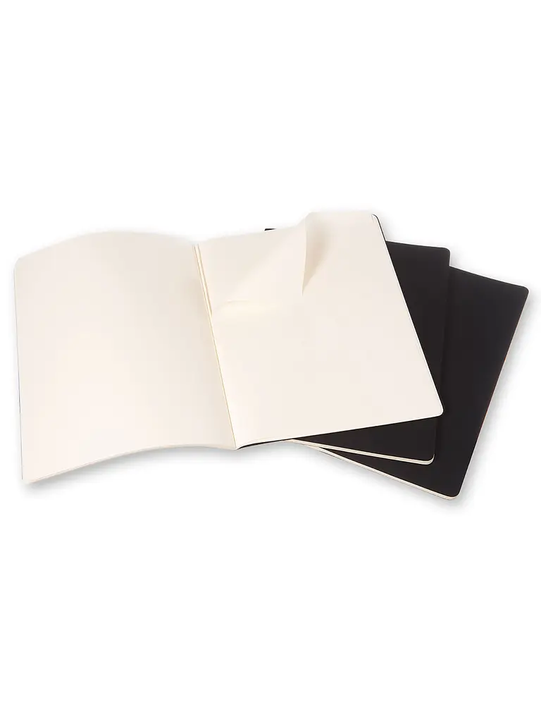 Записник Moleskine Cahier XXL, Нелінований Чорний (QP333) - фото 3