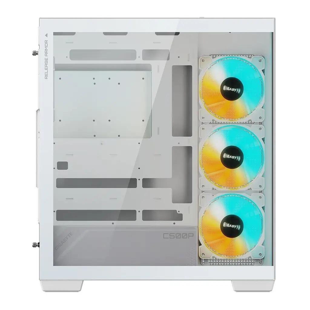 Корпус Gigabyte Aorus C500 Panoramic Stealth Tempered Glass Ice без БЖ (GB-C500PI ST) - фото 3