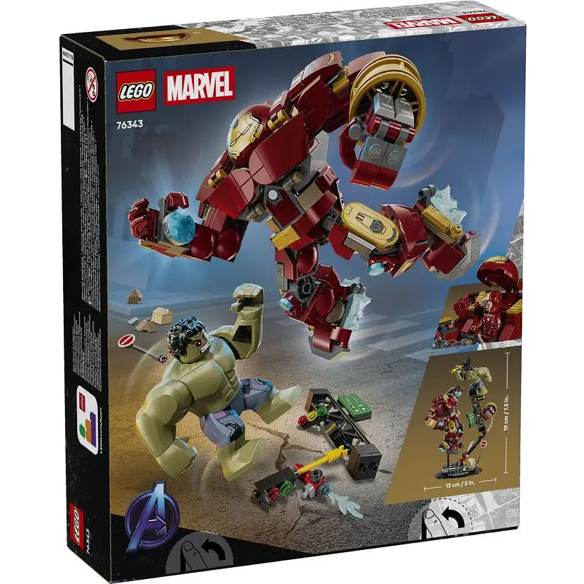 Конструктор LEGO Super Heroes Marvel Легендарное сражение: Халкбастер vs. Халк 413 деталей (76343) - фото 8