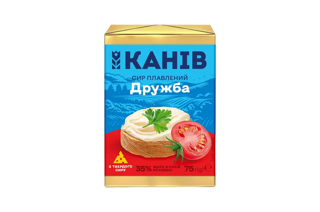 Сир плавлений "Дружба" ТМ "Канів 1971", 75 г