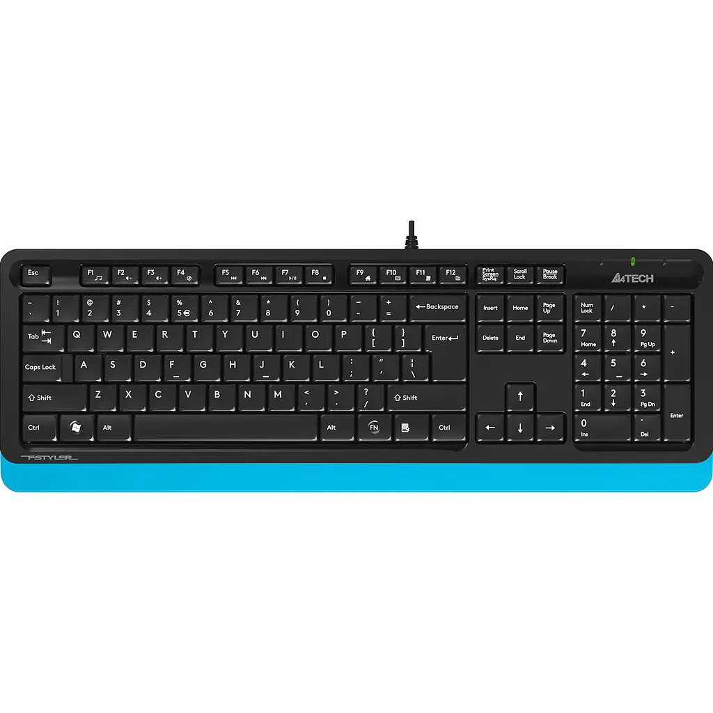 Комплект (клавиатура + мышь) A4Tech Fstyler F1010 Black/Blue (1147546) [114614] - фото 2