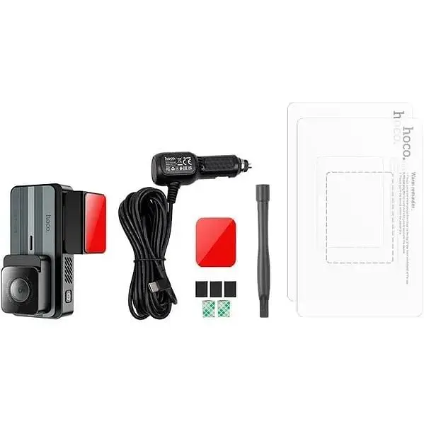 Відеореєстратор Hoco DV11 driving recorder з дисплеєм 3.7" 2K GPS WiFi - фото 2