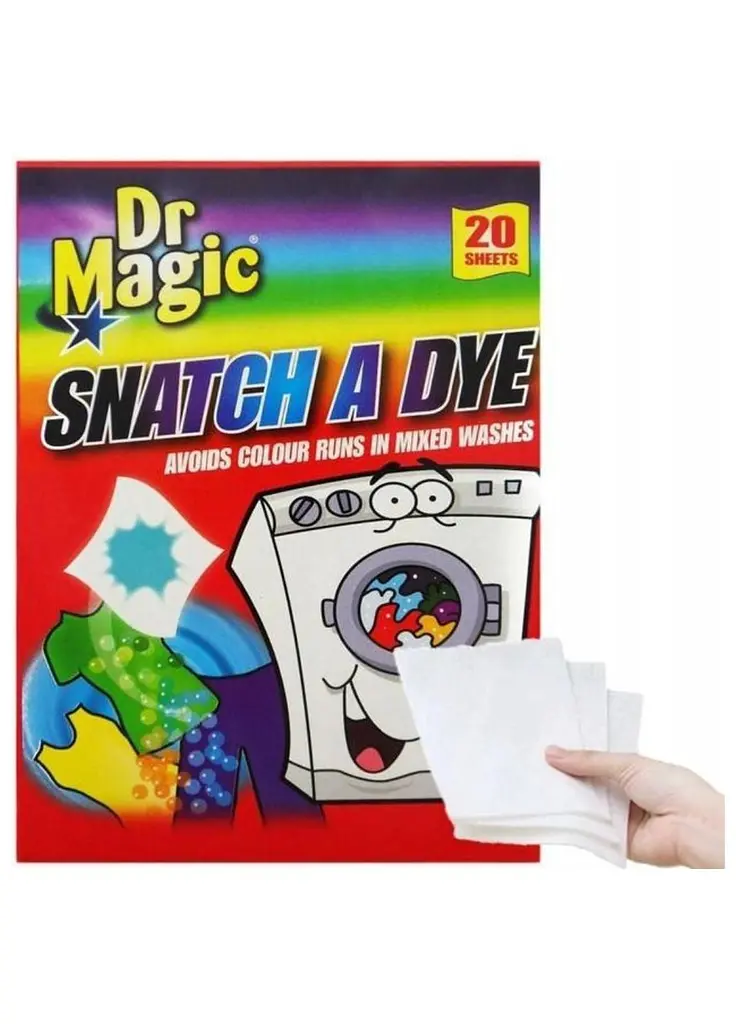 Серветки-пастка для кольору і бруду Dr. Magic Snatch A Dye 20шт