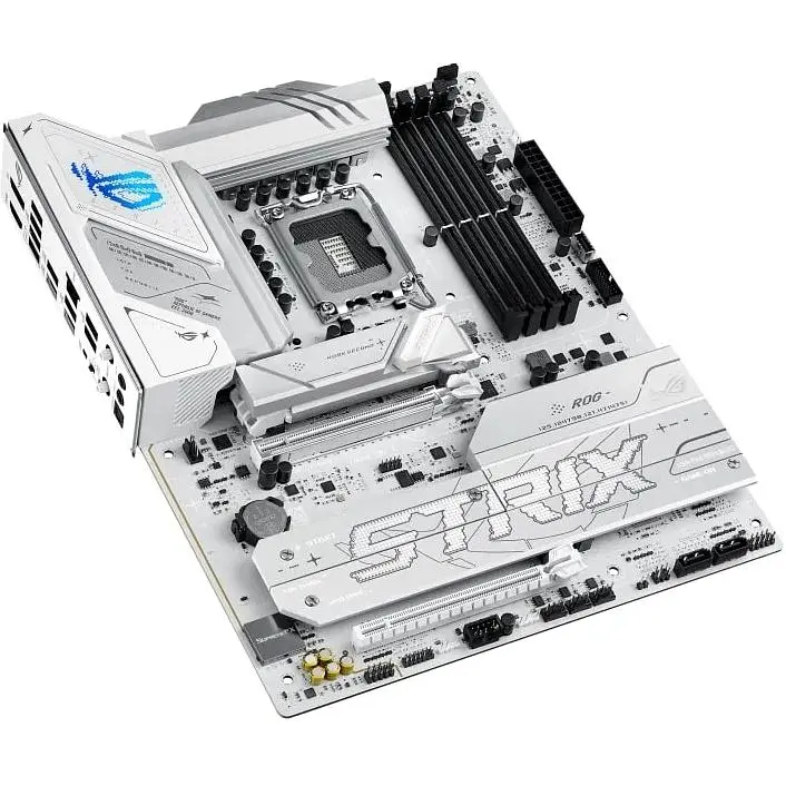 Материнская плата Asus Rog Strix B860-A Gaming WIFI s1851 B860 4xDDR5 M.2 DP HDMI USB Type-C Wi-Fi BT ATX белый - фото 8