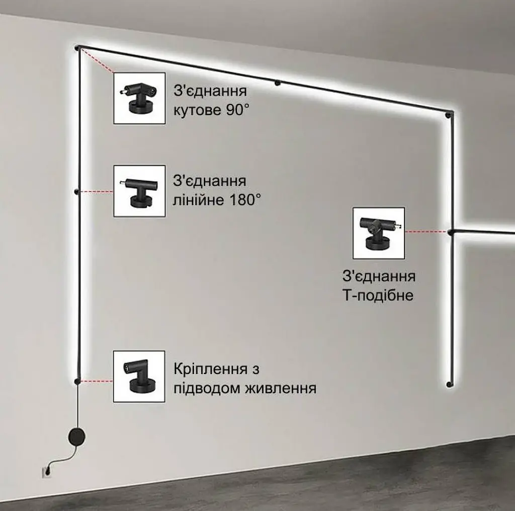 Соединение Т-образное правое KLOODI CUBELINE CON T 21 - фото 2