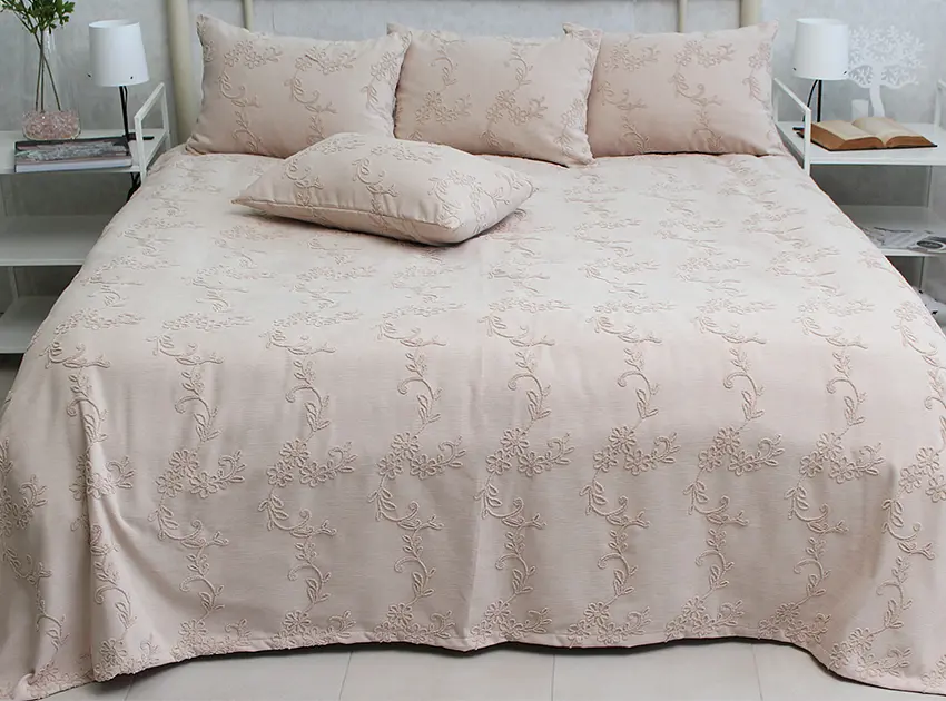 Покривало з наволочками Gloria beige PrimaTeks 160х240 см pbe0042942