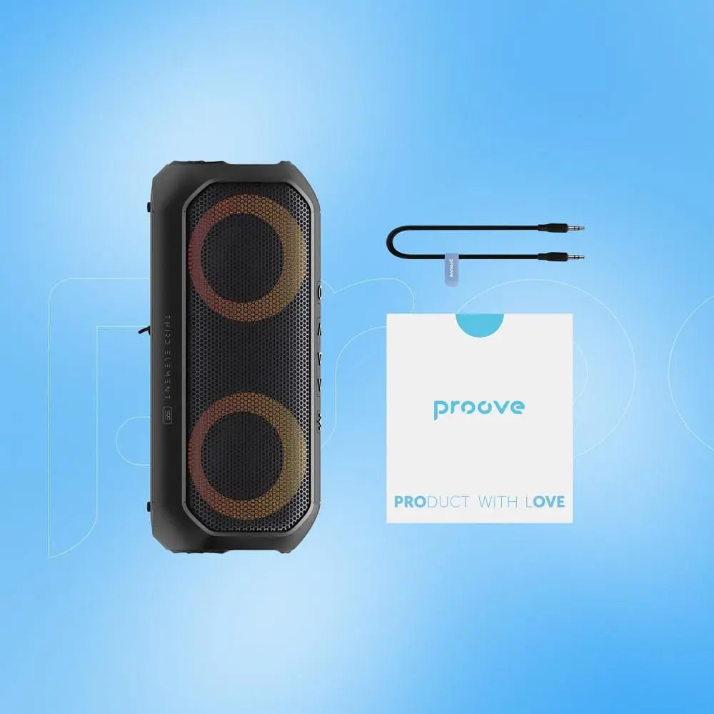 Портативна акустика Proove Third Element SE 20W (APP) black (PSTE2001AP01) - фото 6