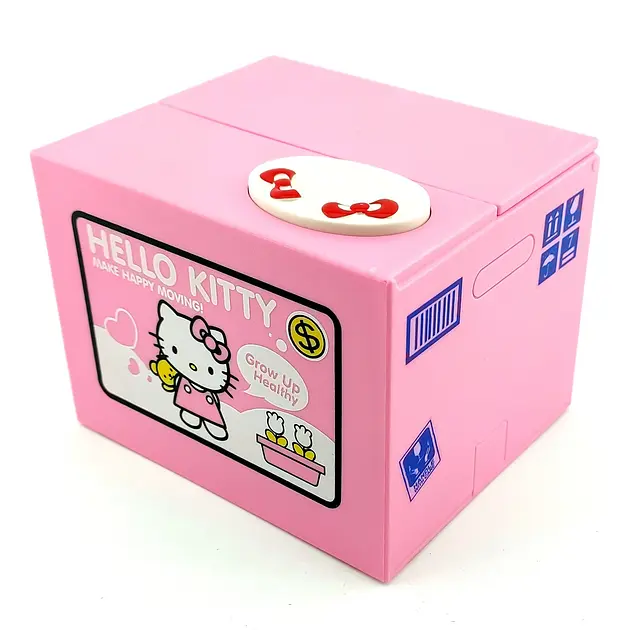 Інтерактивна скарбничка Hello Kitty Piggy Banк рожевий - фото 3