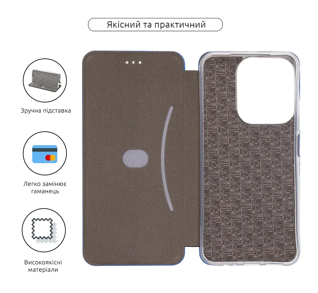 Чохол-книжка ArmorStandart G-Case для Xiaomi Redmi 15C 4G / Poco C85 4G Blue - фото 3