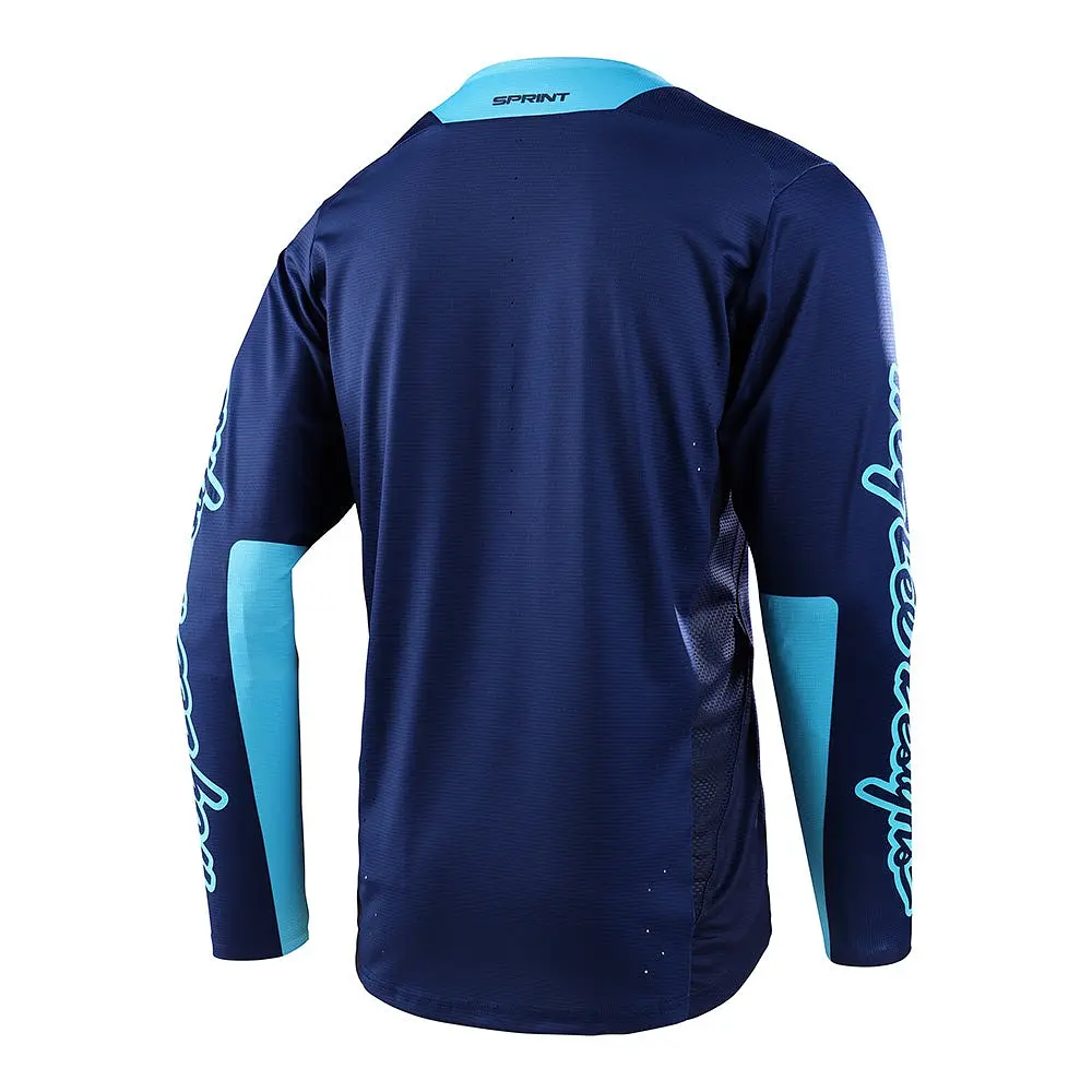 Велоджерсі Troy Lee Designs Sprint Jersey Icon Navy XL (1106-323929025) - фото 2