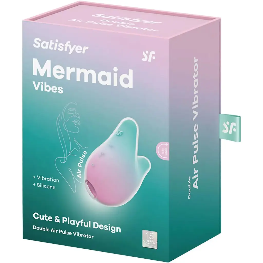 Вакуумний стимулятор Satisfyer MerMaid Vibes Mint/Pink - фото 5