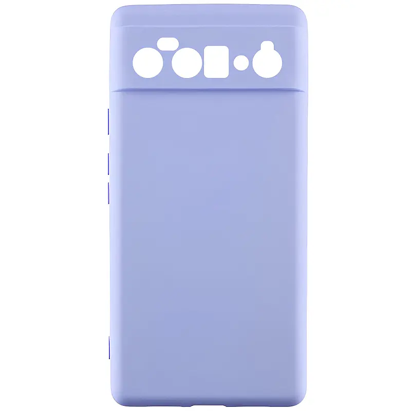 Чохол TPU GETMAN Liquid Silk Full Camera для Motorola Edge 60 Fusion Бузковий / Light purple