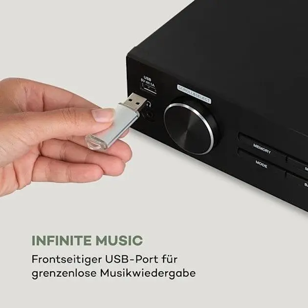 HiFi тюнер Аuna iTuner 320 BT Spotify Connect (10034063) - фото 7