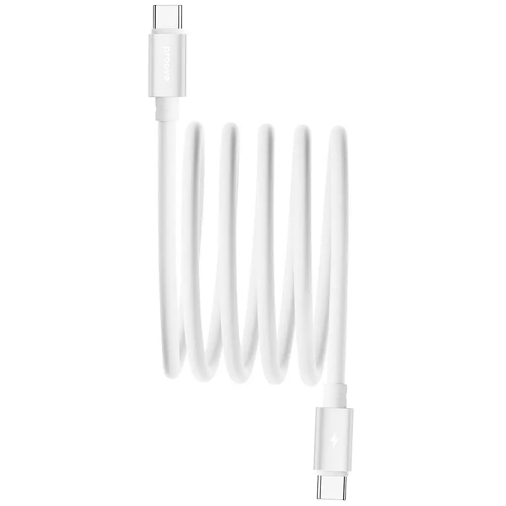 Кабель Proove Magneto Type-C to Type-C 60W (1m) white (CCMA60002202) - фото 3