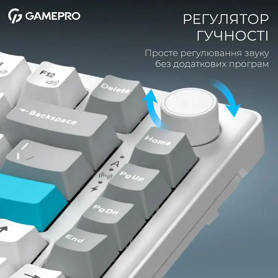 Клавіатура GamePro Asgard Yord White (MK266WH) [152948] - фото 19
