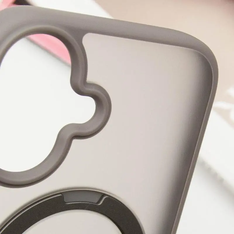 Чехол Ummi Colorful with MagSafe HQ Ring для Apple iPhone 16 (6.1) Grey - фото 7