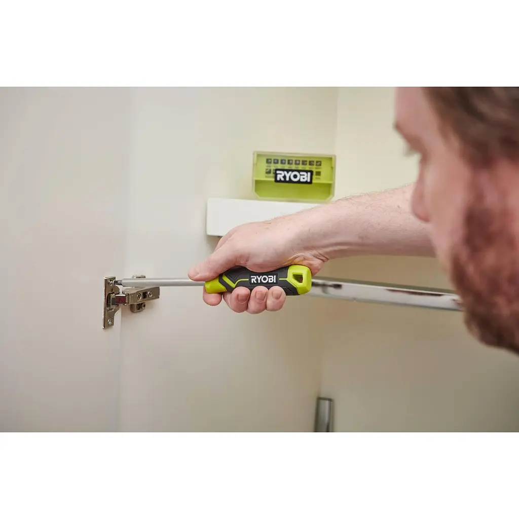 Викрутка Ryobi RHSDM1701, бітотримач 1/4", 100мм, 16 біт, SL,PH,PZ,Torx, кейс (5132006050) - фото 2