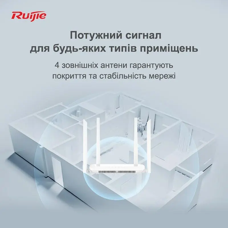 Бездротовий маршрутизатор Ruijie Reyee RG-EW1200 - фото 7