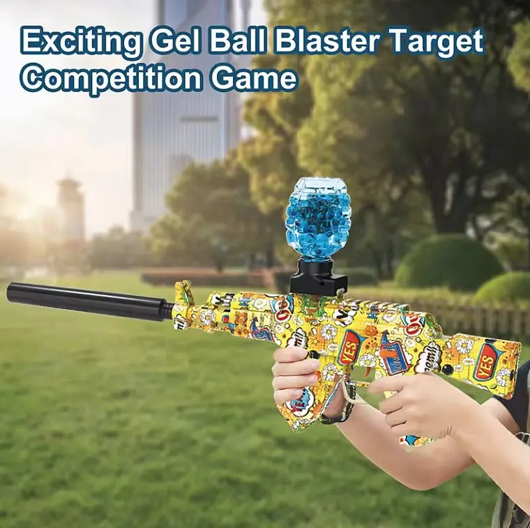 Бластер автоматичний OldBro Auto AK 47 Gel Ball з гель кульками орбіз 10500 шт. - фото 6