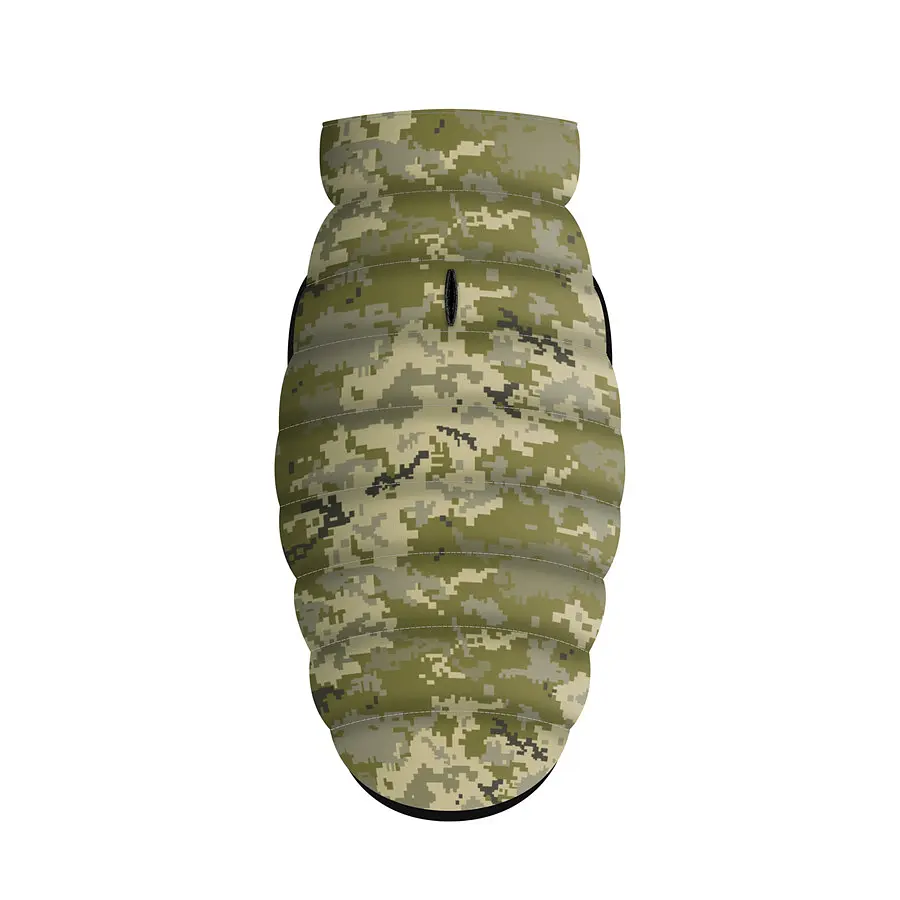 Курточка для собак Waudog Clothes рисунок Милитари M47 В 69-73 см С 41-45 см - фото 3