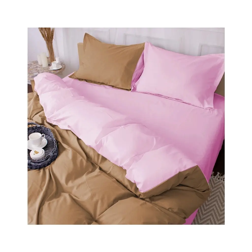 Постільна білизна MirSon Poplin Line 018 + 015 Huskar 143 x 210 (2200006282525) - фото 2