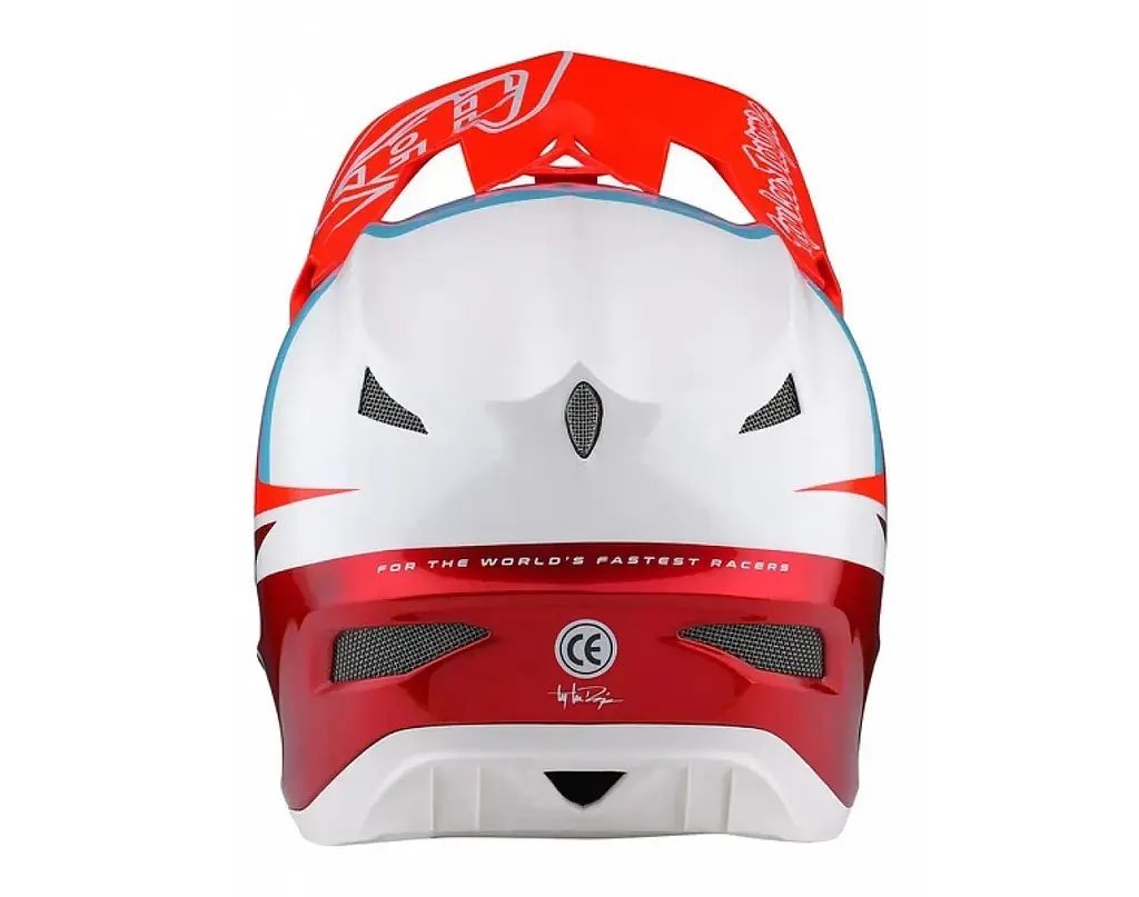 Велошлем Troy Lee Designs D3 Fiberlite Slant L Red (1106-198744014) - фото 4