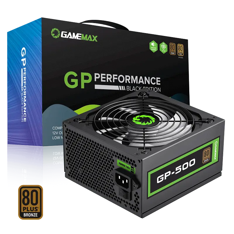 Блок питания GameMax GP-500 500W 80+ Bronze Black (GP-500) - фото 3