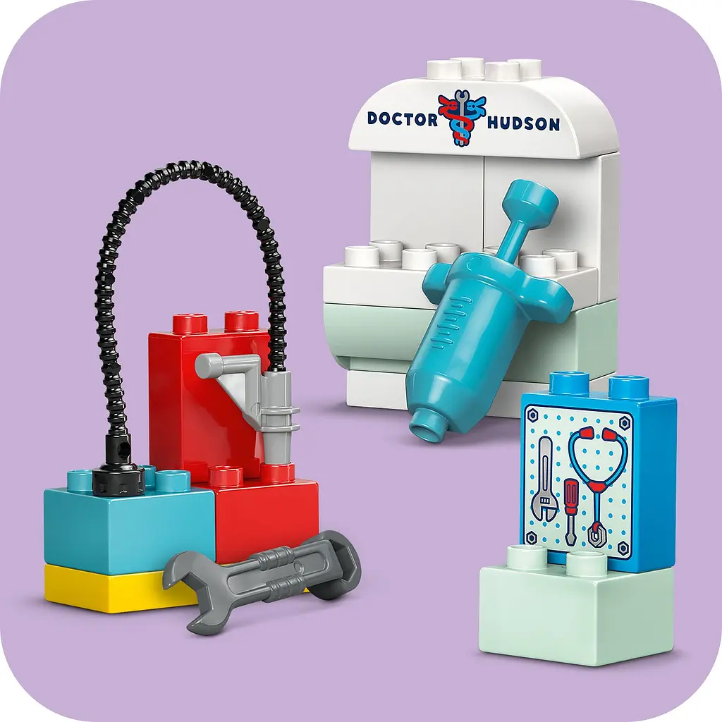 Конструктор LEGO DUPLO Disney Візит МакКвіна в гараж Дока 35 деталей (10456) - фото 14