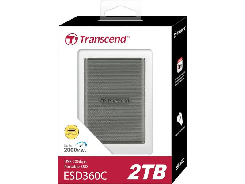 SSD-накопичувач Transcend ESD360C 2 TB Gray (TS2TESD360C) - фото 4
