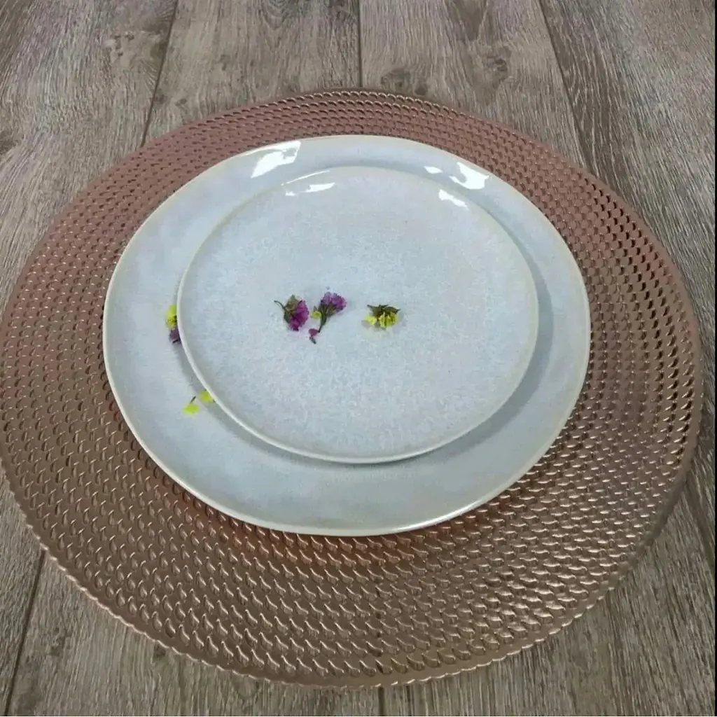 Салфетка сервировочная подтарельник Olens Розовое золото 40 см (6610-1) - фото 3