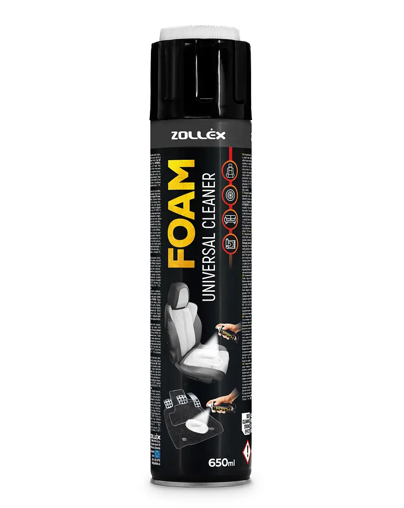 Очищувач Zollex Foam Cleaner для салону пінний ZC-233 650мл
