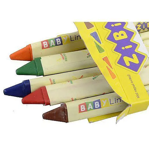 Олівці воскові ZiBi Jumbo Baby Line трикутні 6 шт. (ZB.2483) - фото 2