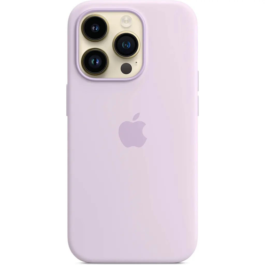 Чохол Silicone Case with MagSafe для Apple iPhone 14 Pro Max Lilac AAA [77428] - фото 4