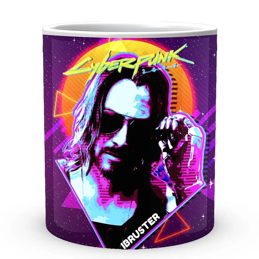 Кухоль GeekLand Cyberpunk 2077 Кіберпанк 2077 крупний план CY 02.580 330 мл білий - фото 3