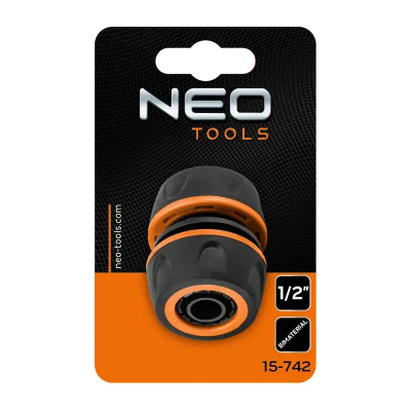 З'єднувальна муфта для шланга Neo Tools муфта ремонтна 1/2", двокомпонентна (15-742) - фото 5