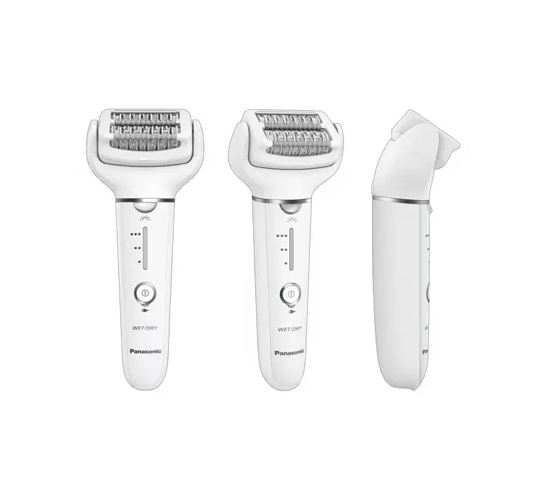 Panasonic Эпилятор пинцетный, аккумуляторный, пинцет.-60, влажн.+сух., насадок-2, футляр, белый - фото 2