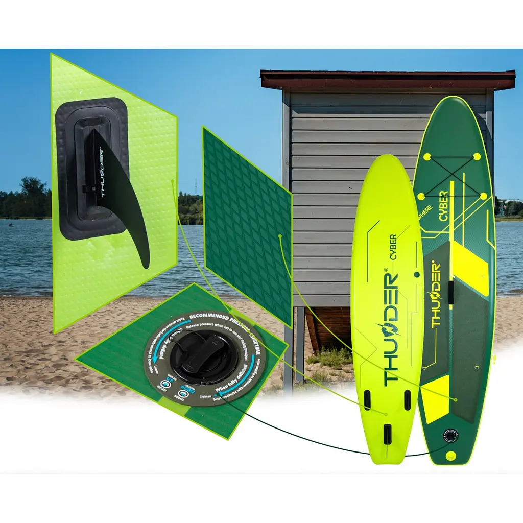 Надувна дошка SUP THUNDER Cyber 320 см з веслом - фото 3