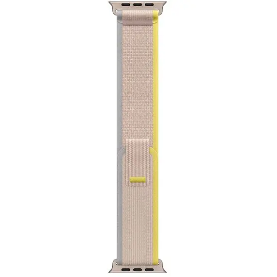 Смарт-часы Apple Watch Ultra 49mm Titanium Case with Yellow/Beige Trail Loop M/L [MQF23/MQFU3] [72528] - фото 5