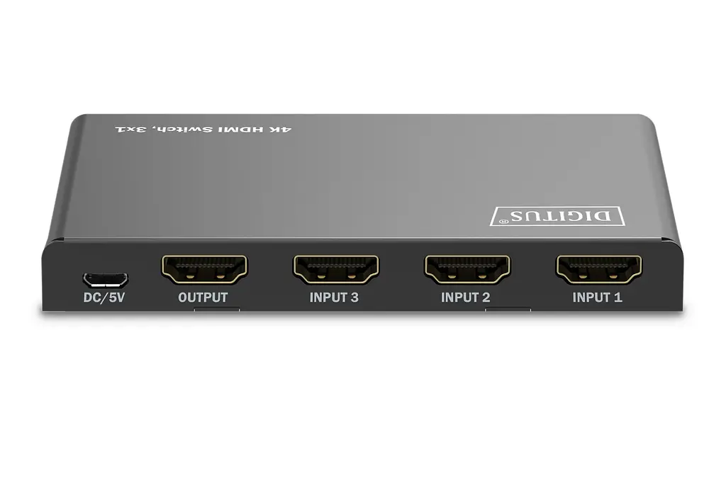 Відеокомутатор Digitus UHD HDMI (INx3 – OUTx1), 4K - фото 4